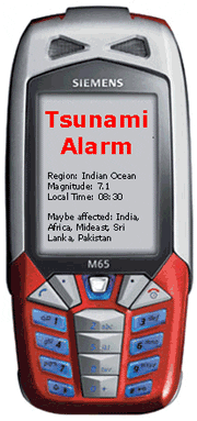 Turn Your Cellphone Into A Tsunami Alarm System