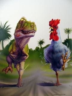 Was Tyrannosaurus Rex Nothing But a Big Chicken?