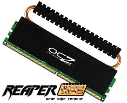OCZ Unveils PC2-9200 Reaper HPC Series with Passive Heatpipe Cooling System