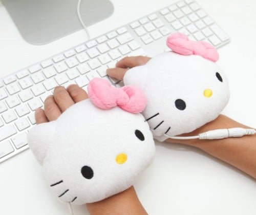 Hello-Kitty-USB-Handwarmers-Gloves